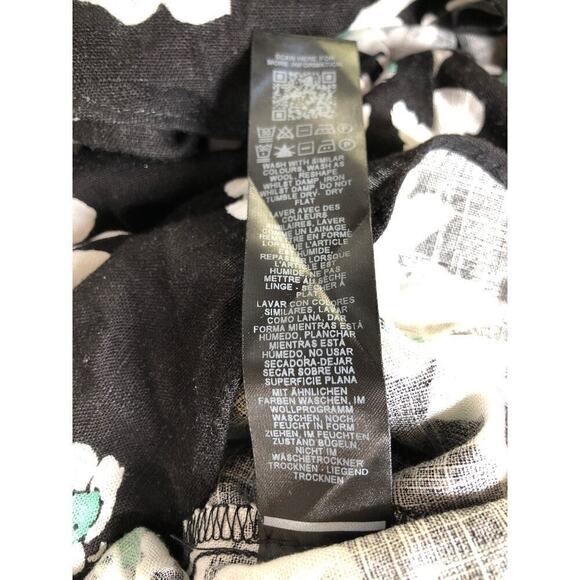 Topshop Romper Elasticated Channel Long Sleeve Tie Keyhole Back Multi Floral 12 - Picture 11 of 12